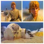 Luke stumbles around in a daze looking for his aunt and uncle. #starwars #anhwt #starwarstoycrew #jbscrew #blackdeathcrew #starwarstoypix #starwarstoyfigs #toyshelf
